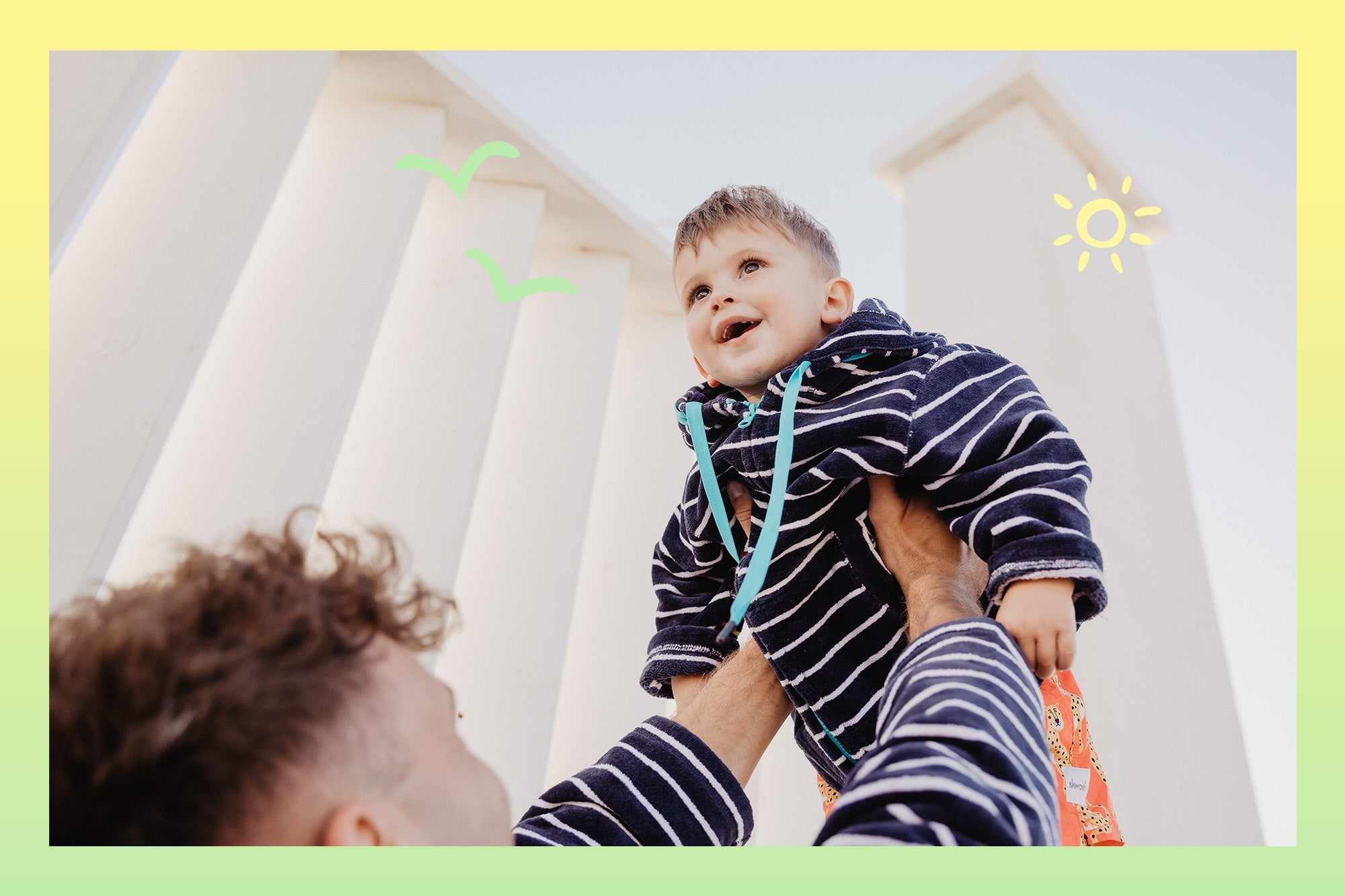 Baby Hooded Beach Towel & Robe (UPF 50+) - Swoodi