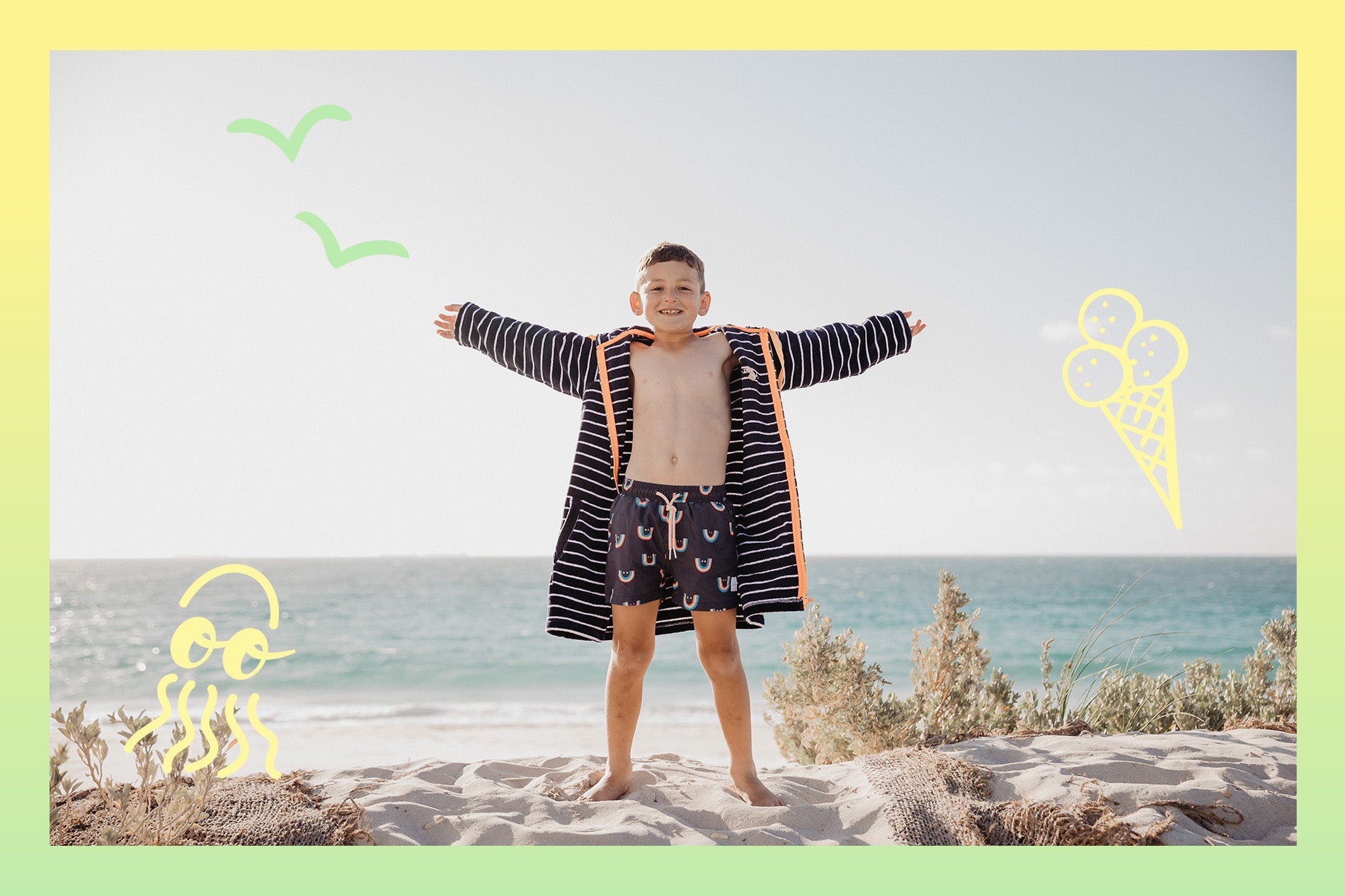 Kids Hooded Beach Towels & Swim Robes - Swoodi